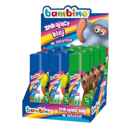 Klej znikający w sztyfcie 12g BAMBINO St.Majewski