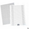 Liniuszka A5 kratka/linia 10 sztuk Interdruk