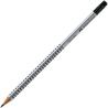 Ołówki grafitowe Faber-Castell GRIP 2001/B z gumką, ergonomiczny trójkątny kształt, dostępne w 5 twardościach