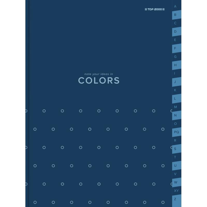 Skorowidz TOPCOLORS A4 96 kartków 70 g kratka niebieski