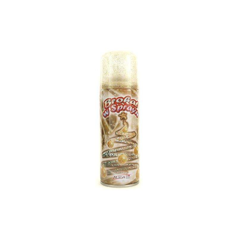 Aliga brokat w sprayu 250ml złoty do ozdabiania różnych powierzchni