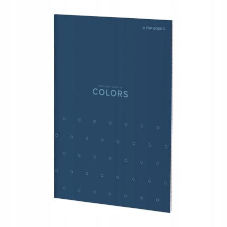 Notatnik TOPCOLORS KLE A6 100 kartek 70g kratka niebieski 400169238