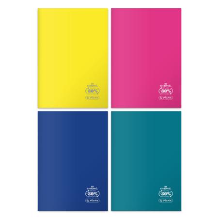 Zeszyt B5 60 kratka eco Herlitz pp colors FSC