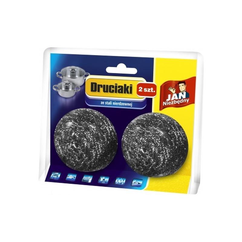 Druciak JAN NIEZBĘDNY, ze stali nierdzewnej, 2szt.