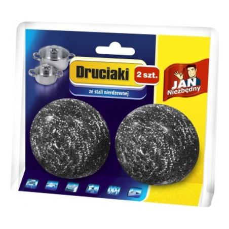 Druciak JAN NIEZBĘDNY, ze stali nierdzewnej, 2szt.