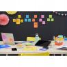 Bloczek samoprzylepny POST-IT Super Sticky BOOST, 76x76 mm, 5 sztuk po 90 kartek, neonowe kolory