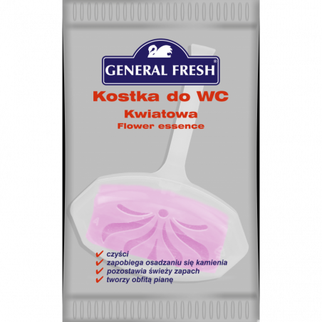 Kostka zapachowa do WC 35g kwiat General Fresh