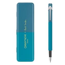 Pióro wieczne 849, Paul Smith Ed4, w pudełku Cyan/Steel F