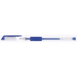Długopis żelowy OFFICE PRODUCTS, gumowy uchwyt, 0,5mm, niebieski, 50 szt. - 2