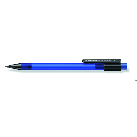 Ołówek automatyczny Staedtler S 777, 0.7 mm, niebieska obudowa, grafit B, 10 sztuk w opakowaniu
