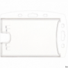 Holder 2K clear Argo na dwie karty, przezroczysty, z możliwością zawieszenia, wymiary 90x55 mm