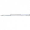 Długopis żelowy 0,8 mm biały Pentel Hybrid Gel Grip do dekoracji i ozdabiania