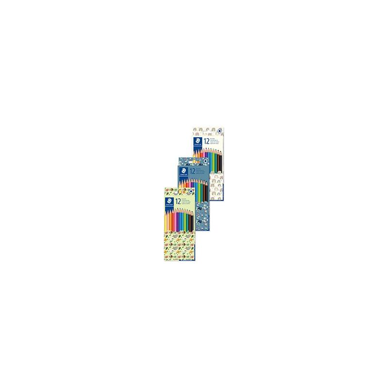 Kredki sześciokątne Pattern Mix 12 kolorów Staedtler S 175 PMC12