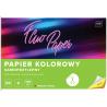 Zeszyt papier kolorowy samoprzylepny B5 170g FLUO Interdruk