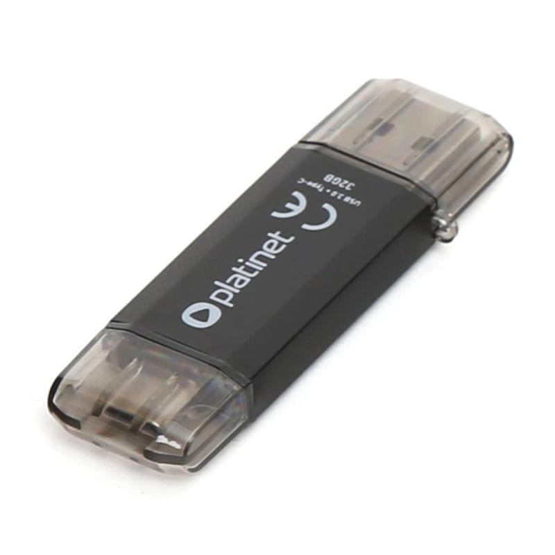 Pendrive Platinet USB 3.2 Type-C 32GB czarny C-DEPO 45451