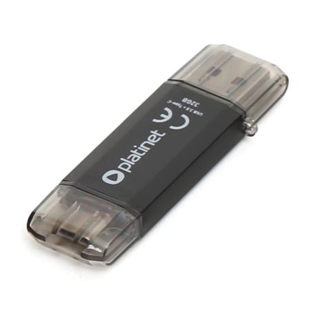 Pendrive Platinet USB 3.2 Type-C 32GB czarny C-DEPO 45451