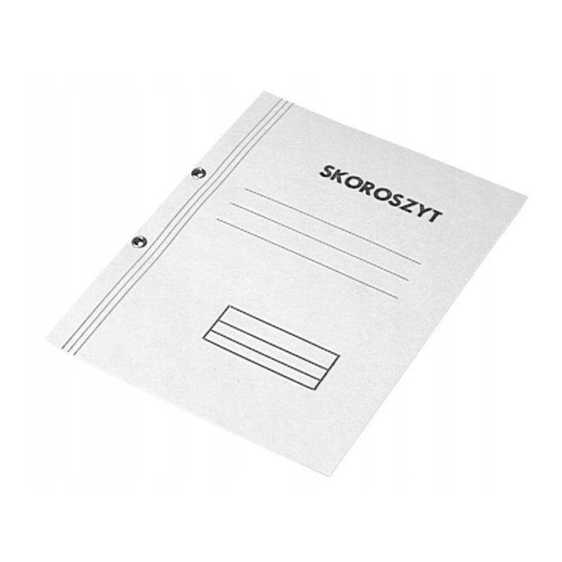 Skoroszyt oczkowy LUX 1/1 250g neutralny do organizacji dokumentów