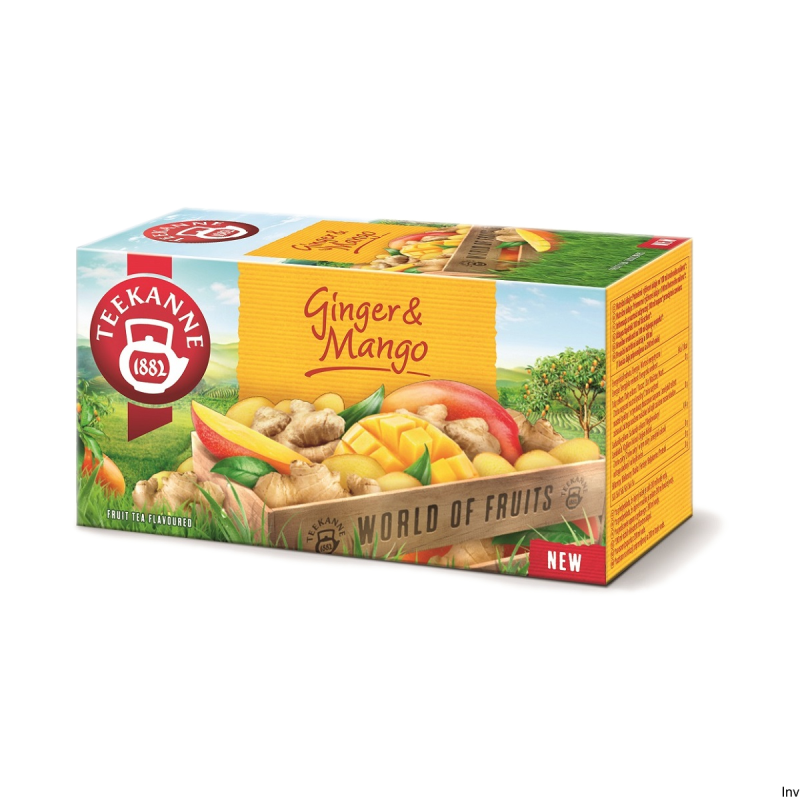 Herbata TEEKANNE FRESH Mango i Imbir 20 saszetek owocowa