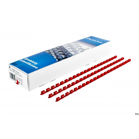 Grzbiet do bindowania Dotts 16 mm czerwony 100 sztuk