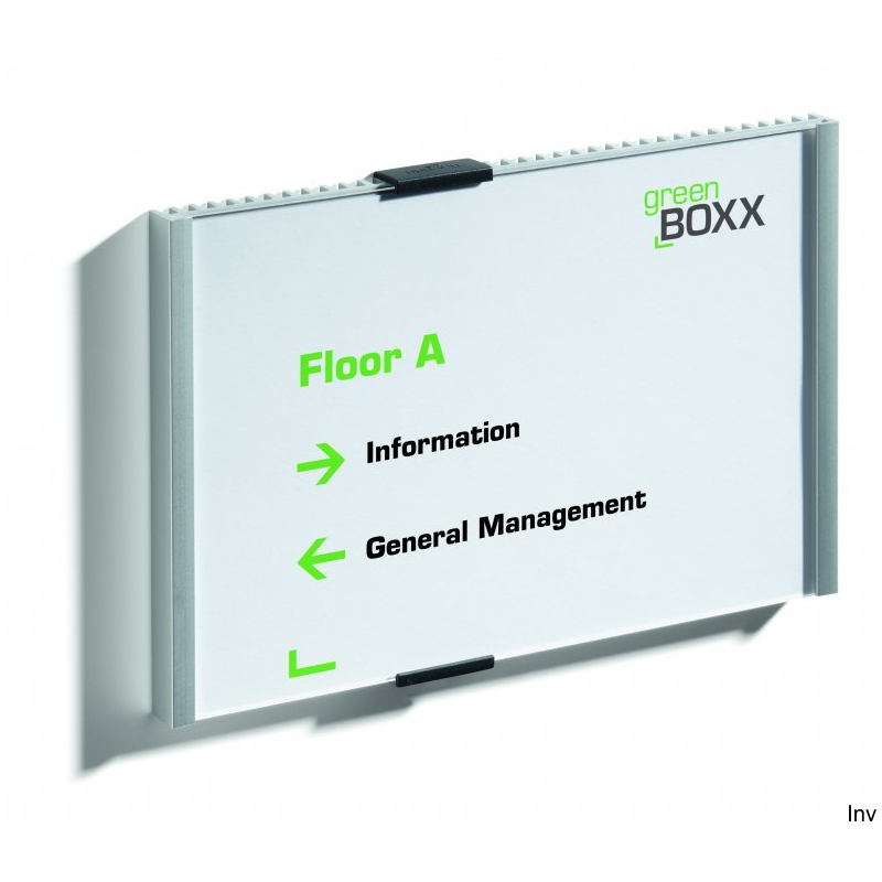 Tabliczka informacyjna Durable INFO SIGN 210x148 mm 5 mm z aluminium i osłoną akrylową