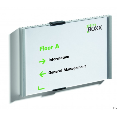 Tabliczka informacyjna Durable INFO SIGN 210x148 mm 5 mm z aluminium i osłoną akrylową