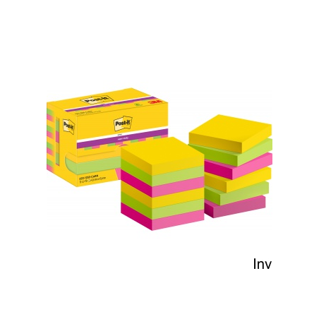 Post-It 3M paleta Carnival 12 bloczków 90 karteczek samoprzylepnych