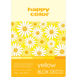 Blok Deco Yellow A4, 170g,...
