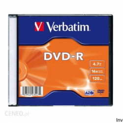Płyta DVD-R VERBATIM SLIM...