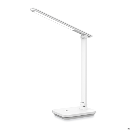 Lampka biurkowa LED Platinet PDL6731 biała z regulacją jasności i wbudowaną baterią 6000 mAh