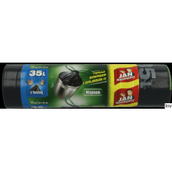 JAN NIEZBĘDNY Worki LD Magnum Flex&St taśma 35l 15 szt. 04324 - 1
