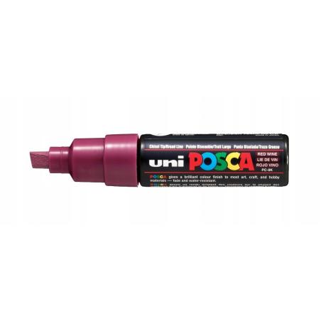 Marker pigmentowy ciemno-czerwony POSCA PC-8K UNPC8K/6CCE