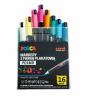 Markery pigmentowe Posca PC-1MR, komplet 16 sztuk