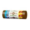 Worki na śmieci JAN NIEZBĘDNY, do segregacji, easy pack, 35l, 20szt., brązowe