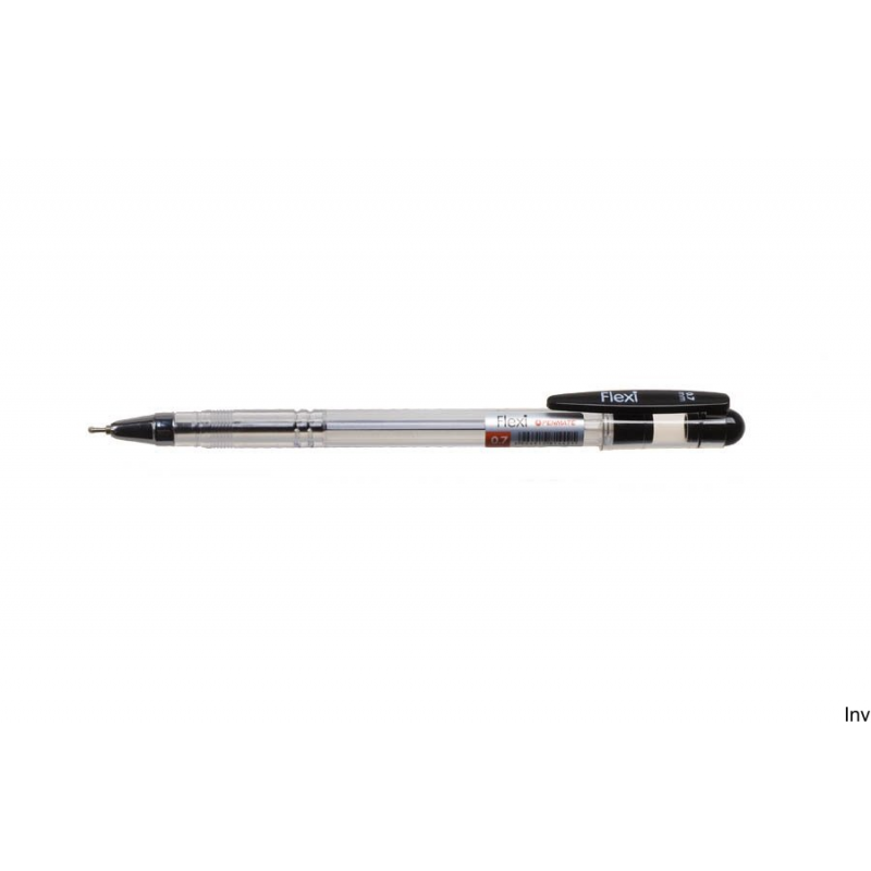 Długopis Penmate FLEXI czarny 0,7 mm z wymiennym wkładem i wodoodpornym tuszem