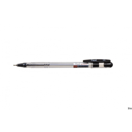 Długopis Penmate FLEXI czarny 0,7 mm z wymiennym wkładem i wodoodpornym tuszem