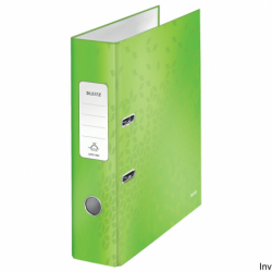 Segregator z mechanizmem WOW Leitz 180_, A4/80mm, zielony 10050054 - 1
