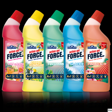 General Fresh Żel do WC ACTION FORCE Miętowy 1000 ml