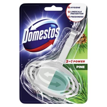 Kostka toaletowa DOMESTOS Pine, w koszyku, 35g - 1