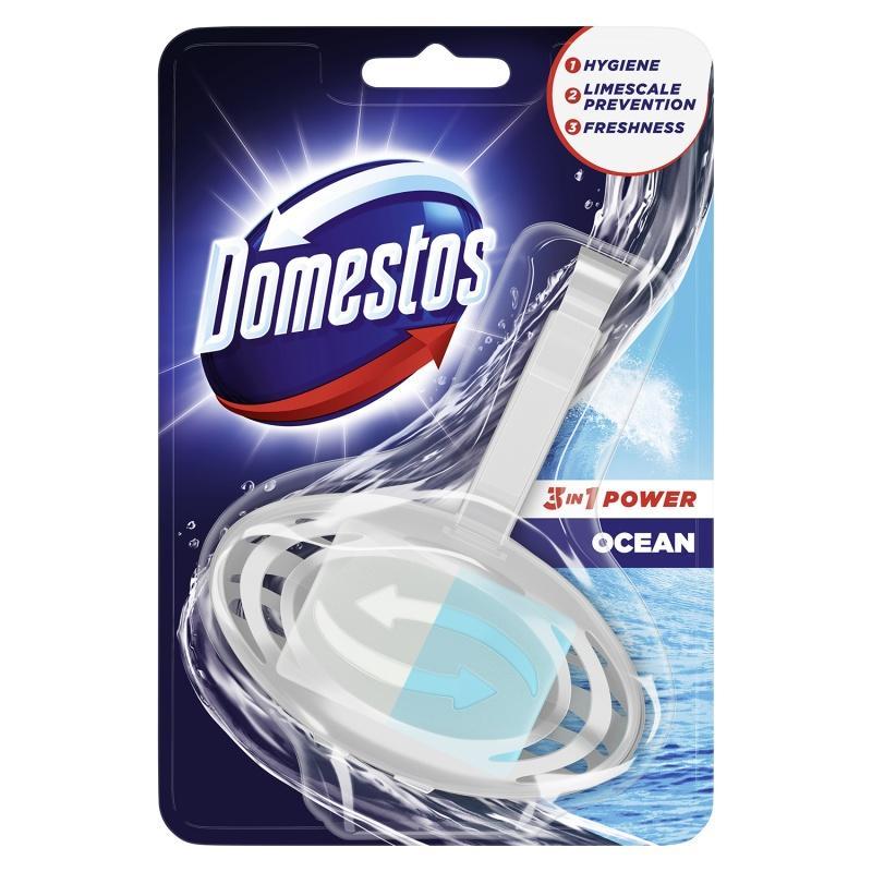 Kostka toaletowa DOMESTOS Ocean, w koszyku, 35g - 1