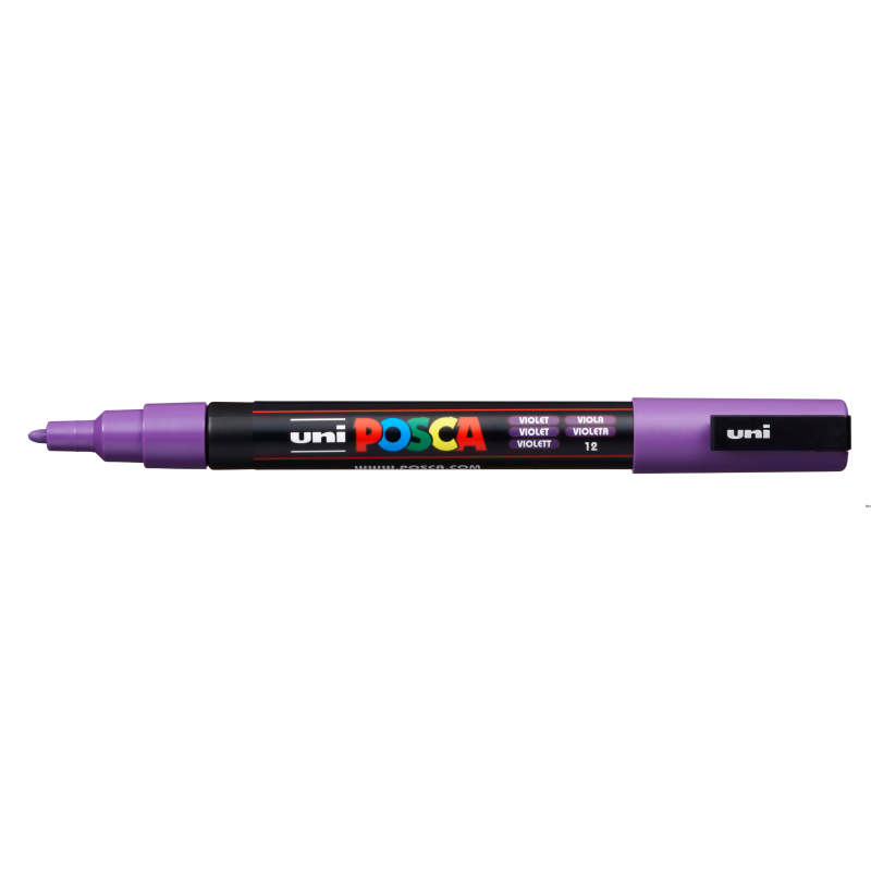 Marker pigmentowy fioletowy Posca PC-3M UNPC3M/DFI