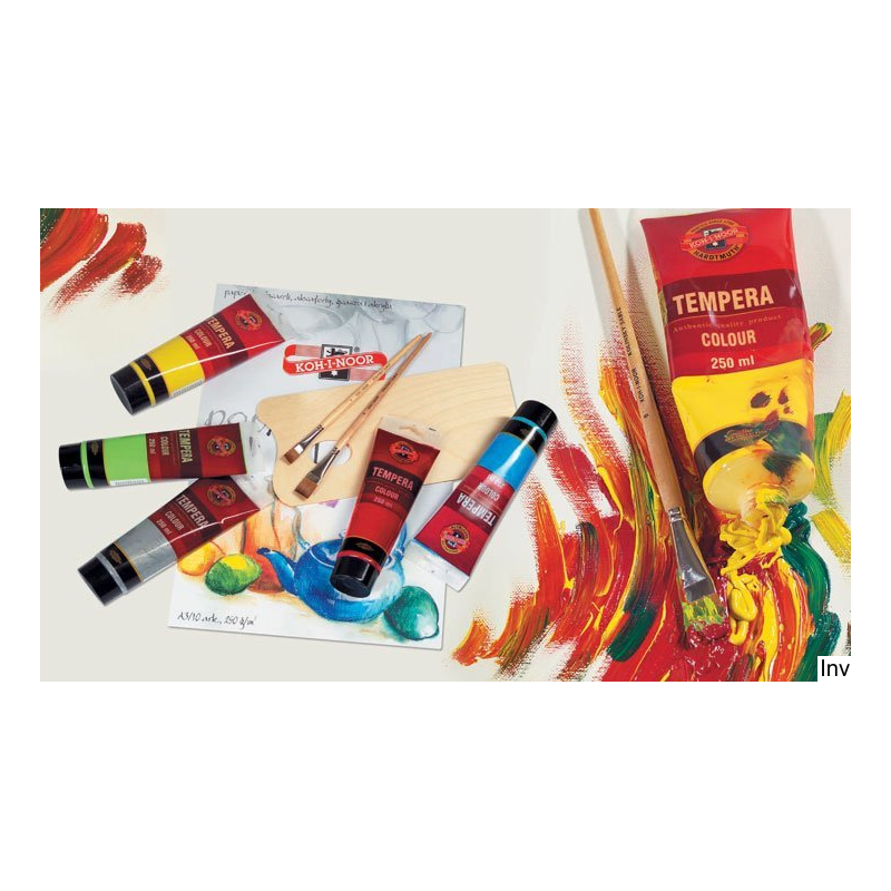 Farby tempera 16 ml 10 kolorów Koh-i-noor