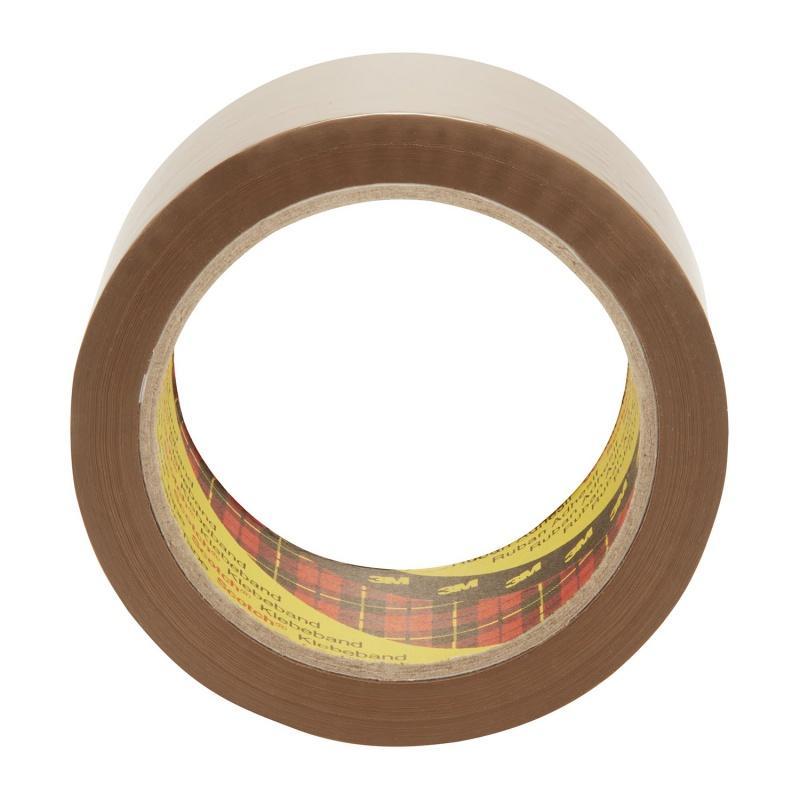 PAKIET Taśma pakowa SCOTCH Cichoodwijalna (309), 48mm, 66m, brązowa