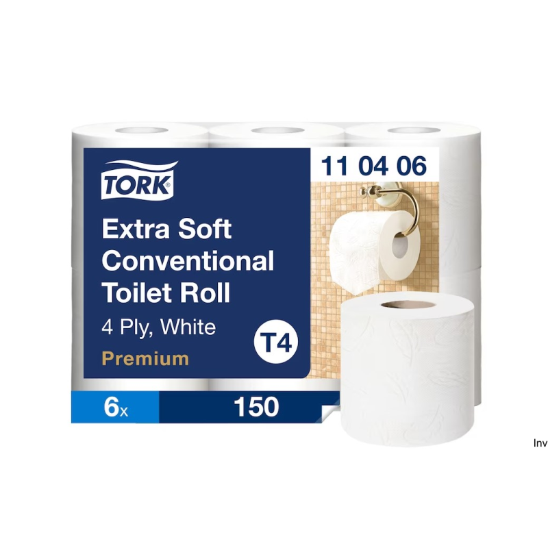 Papier toaletowy Tork PREMIUM biały 19m celuloza 6 rolek ekstra soft