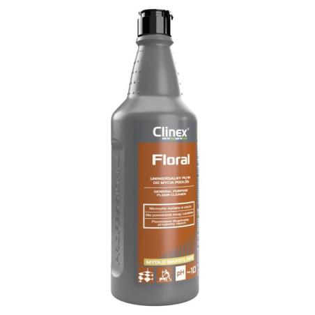 Uniwersalny płyn do mycia podłóg CLINEX Floral, mydło marsylskie, 1l - 1