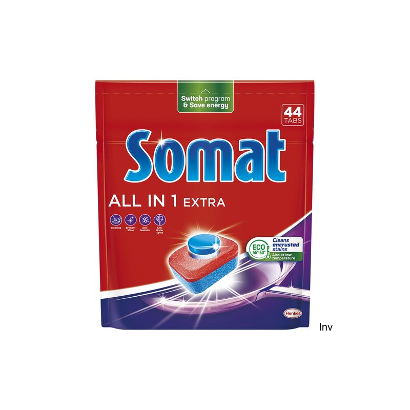 SOMAT Tabletki do zmywarki 44 sztuki All in one Extra