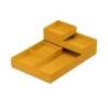 Zestaw pojemników MOXOM Modular Tray, 250x170x35mm, 5 szt., żółty
