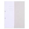 PAKIET Skoroszyt OFFICE PRODUCTS Budget, karton, oczkowy, nadruk, 1/2, A4, 250gsm, biały