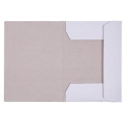 PAKIET Teczka z gumką OFFICE PRODUCTS Premium, karton, A4, 350gsm, 3-skrz., biała