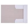 PAKIET Teczka z gumką OFFICE PRODUCTS Premium, karton, A4, 350gsm, 3-skrz., biała