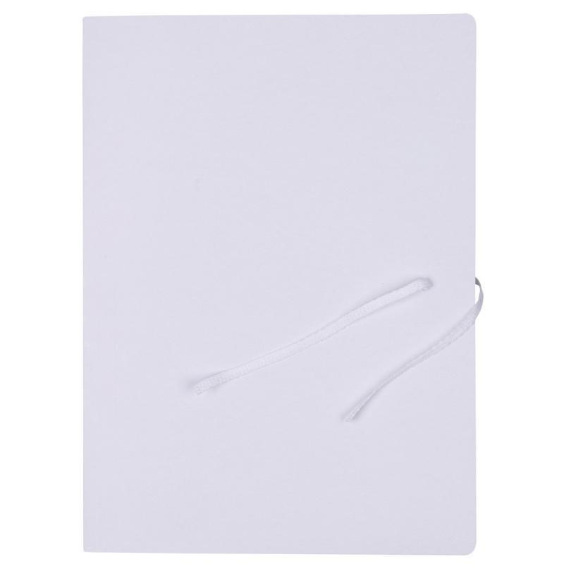 PAKIET Teczka wiązana OFFICE PRODUCTS Budget Pro, karton, biała wewn., A4, 250gsm, 3-skrz., biała